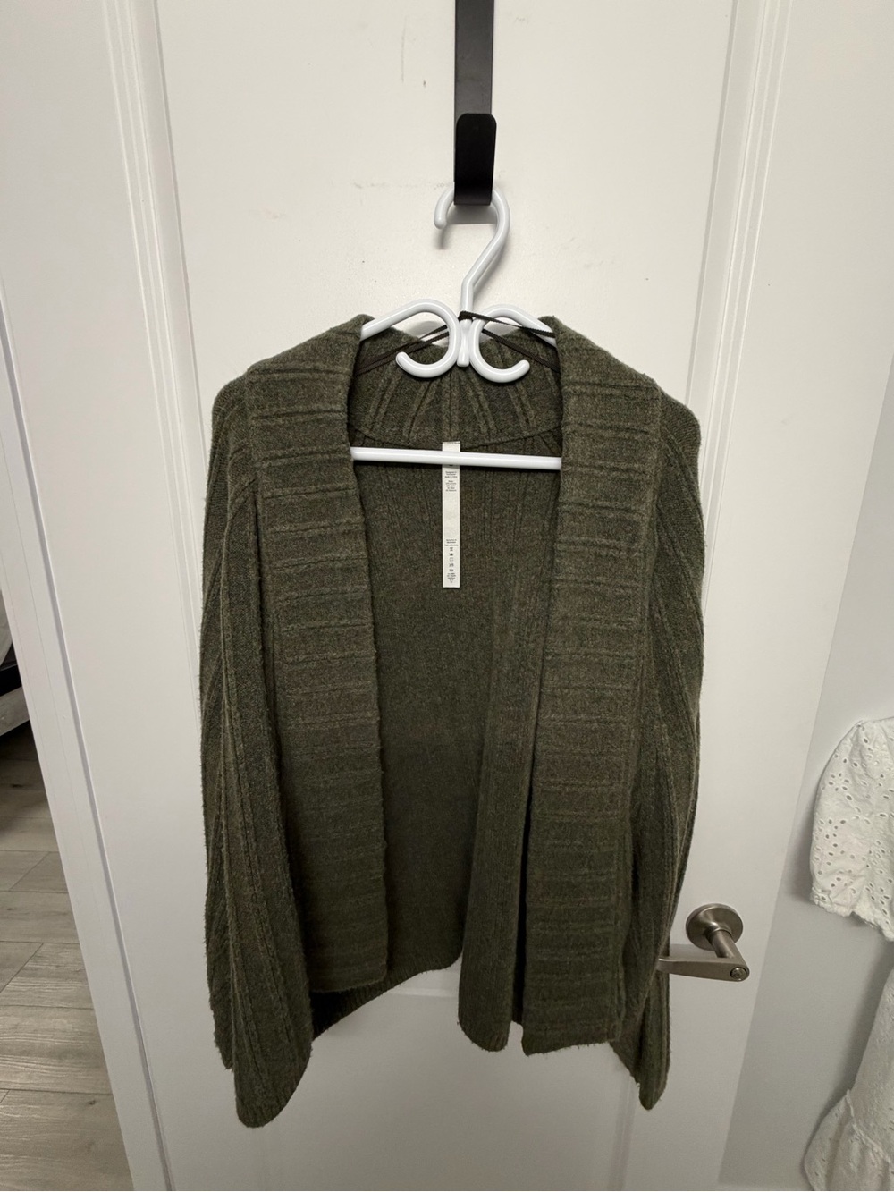 lululemon athletica Olive Green Open-Front Women's Cardigan